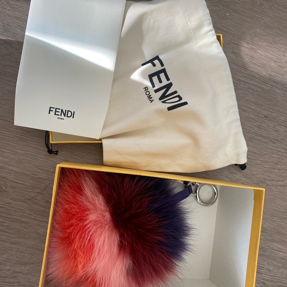 FENDI FUR KEY RING - Picture 3 of 3